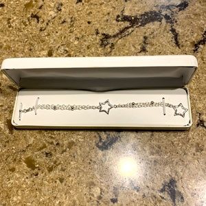 Shooting Star Bracelet- Sterling silver 7.7” long